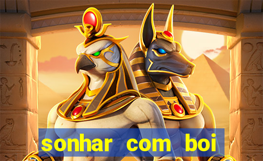 sonhar com boi jogo do bicho